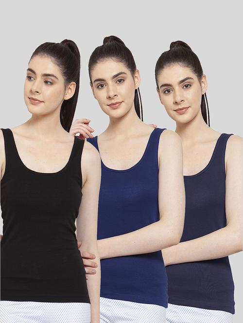 multi colored cotton tank  top - 20627577 - Very Small Image - 1