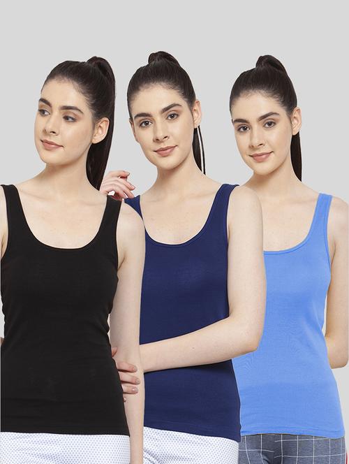 multi colored cotton tank  top - 20627578 - Very Small Image - 1