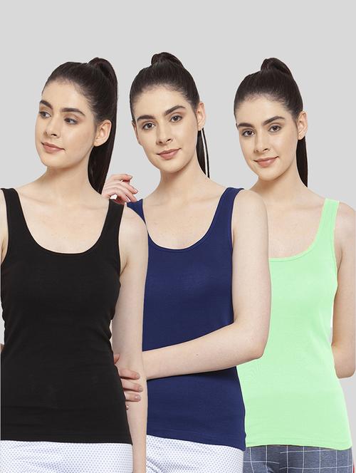 multi colored cotton tank  top - 20627580 - Very Small Image - 1