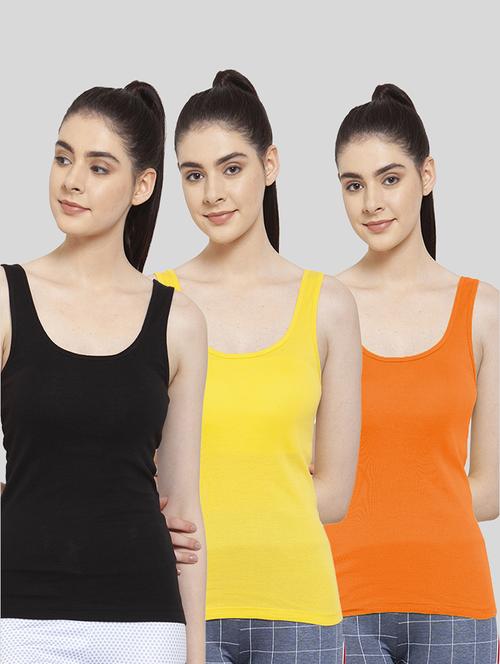 multi colored cotton tank  top - 20627582 - Very Small Image - 1