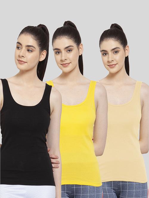 multi colored cotton tank  top - 20627583 - Very Small Image - 1