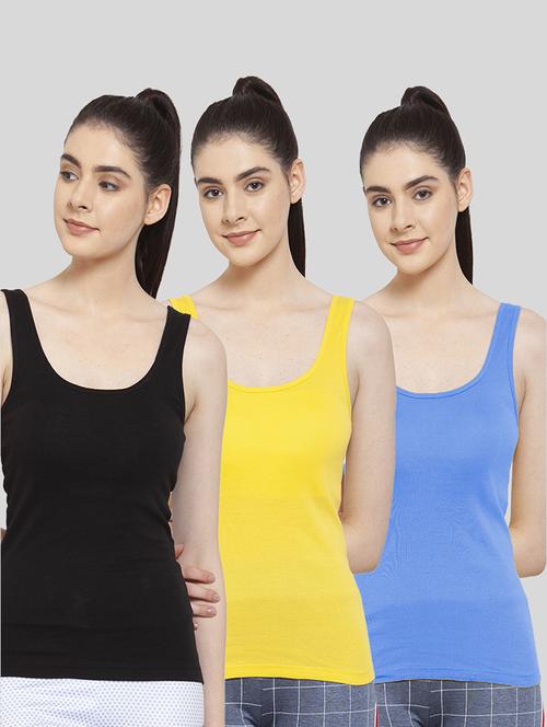 pack of 3 solid tank top - 20627589 - Very Small Image - 1