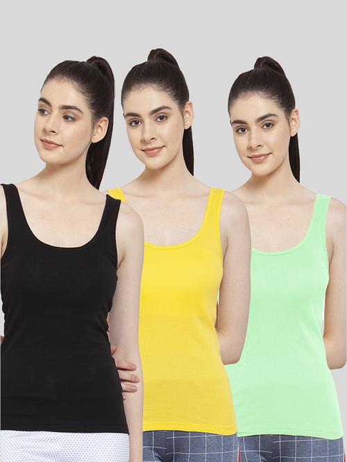 pack of 3 solid tank top - 20627591 - Very Small Image - 1
