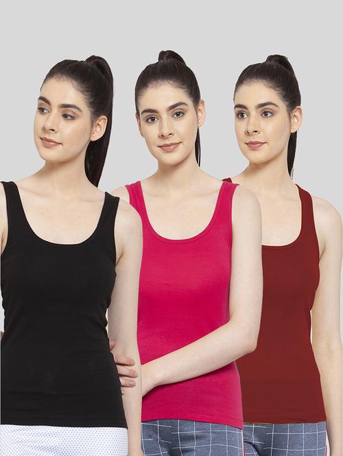 pack of 3 solid tank top - 20627595 - Very Small Image - 1