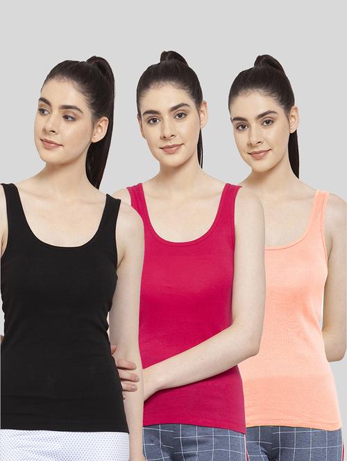 pack of 3 solid tank top - 20627600 - Very Small Image - 1