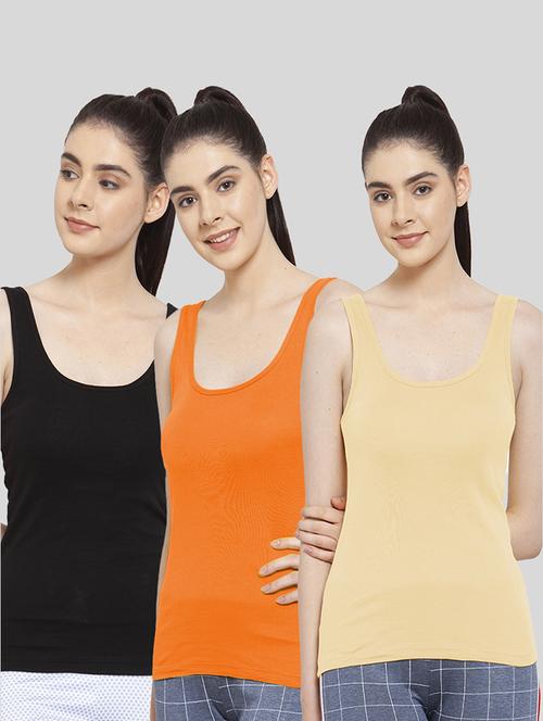 pack of 3 solid tank top - 20627602 - Very Small Image - 1