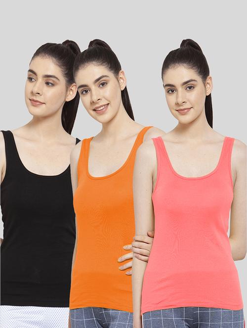 pack of 3 solid tank top - 20627605 - Very Small Image - 1