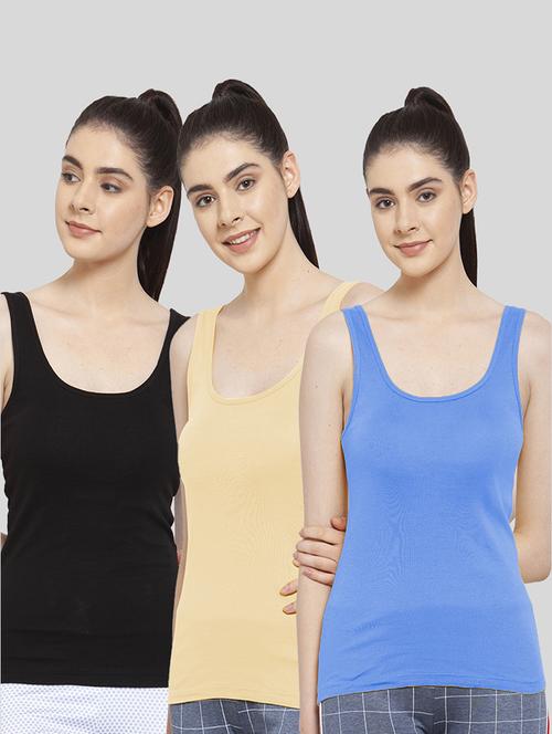 pack of 3 solid tank top - 20627616 - Very Small Image - 1