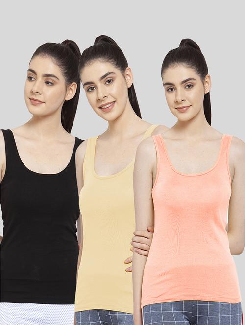 pack of 3 solid tank top - 20627617 - Very Small Image - 1