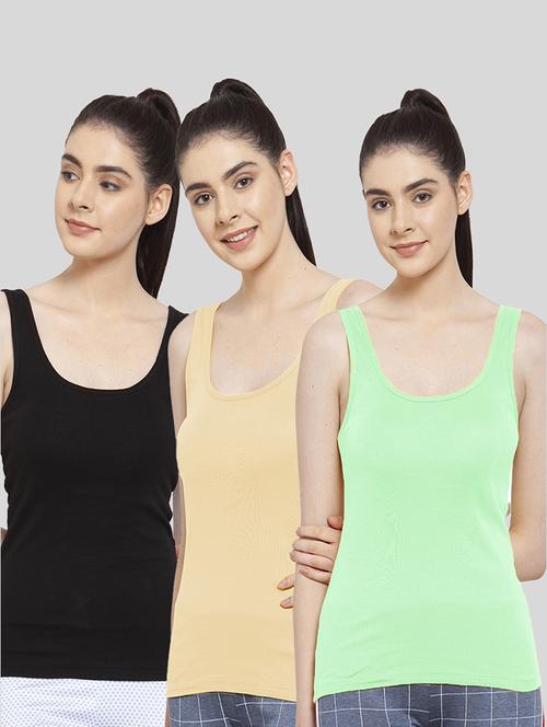 pack of 3 solid tank top - 20627618 - Very Small Image - 1