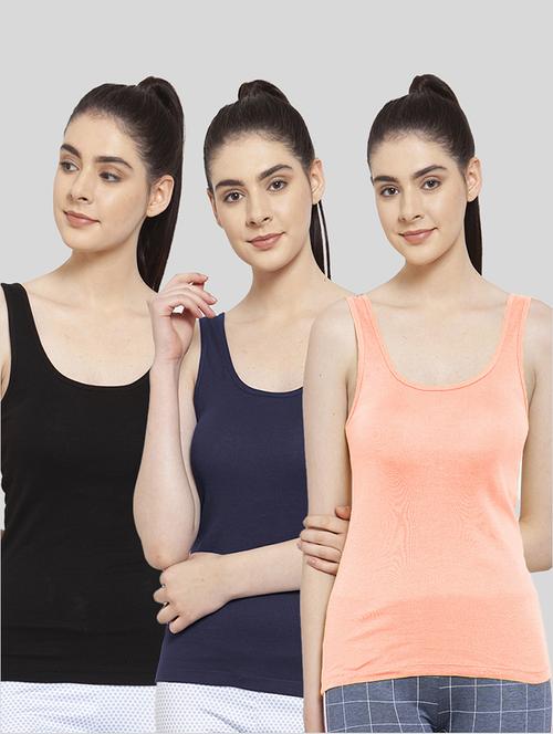 pack of 3 solid tank top - 20627641 - Very Small Image - 1