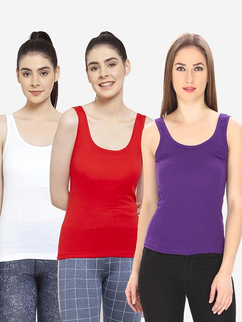 pack of 3 solid tank top - 20627651 - Very Small Image - 1