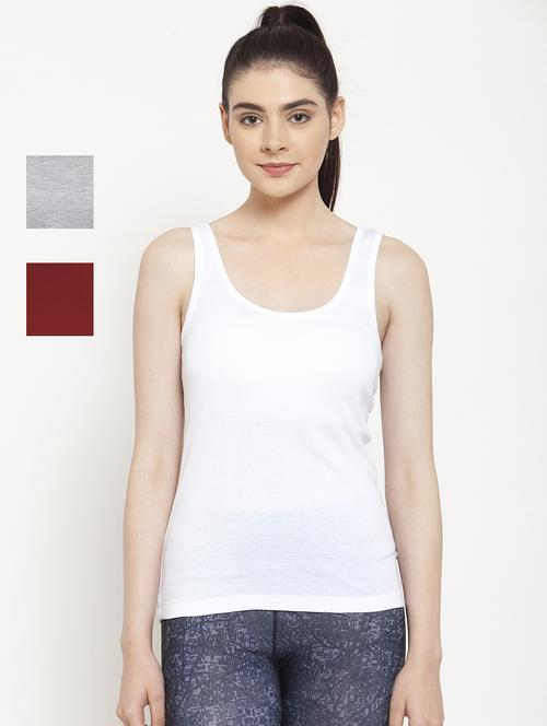 pack of 3 solid tank top - 20627657 - Very Small Image - 1