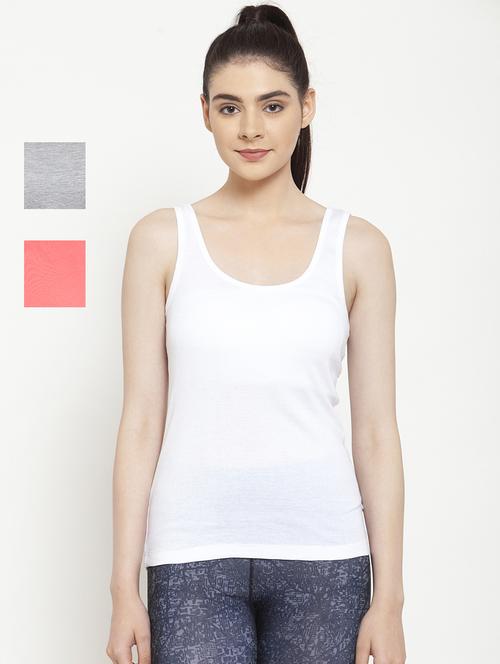 women pack of 3 solid tank top  - 20627658 - Very Small Image - 1