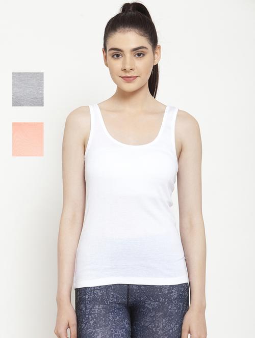 women pack of 3 solid tank top  - 20627662 - Very Small Image - 1