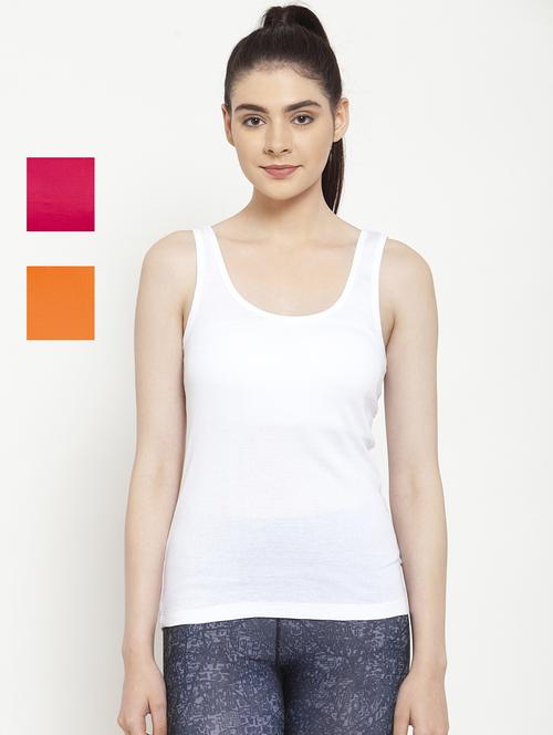 women pack of 3 solid tank top  - 20627682 - Very Small Image - 1