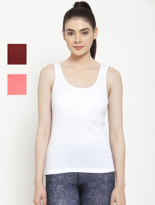 women pack of 3 solid tank top  - 20627708 - Very Small Image - 1
