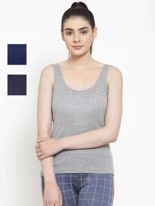 women pack of 3 solid tank top  - 20627809 - Very Small Image - 1