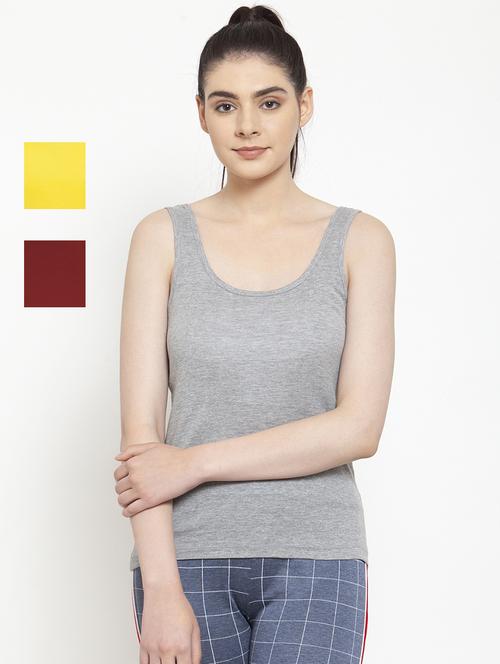 pack of 3 solid tank top - 20627817 - Very Small Image - 1
