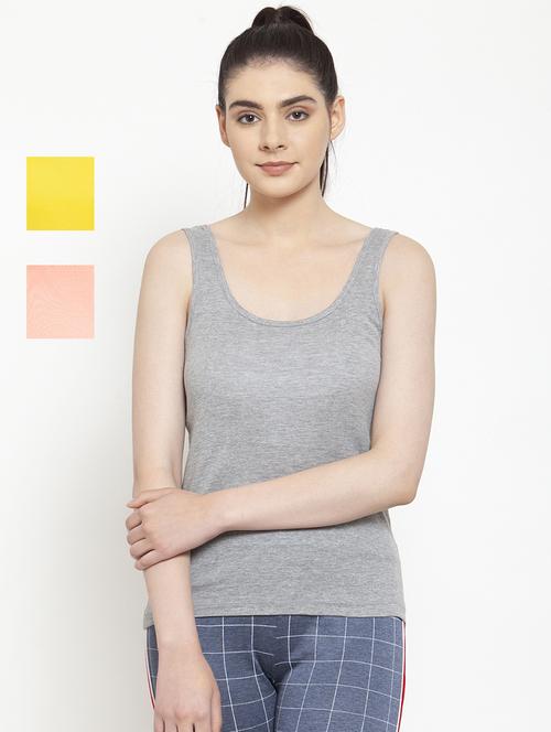 pack of 3 solid tank top - 20627822 - Very Small Image - 1