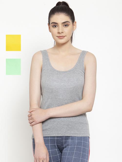 pack of 3 solid tank top - 20627823 - Very Small Image - 1
