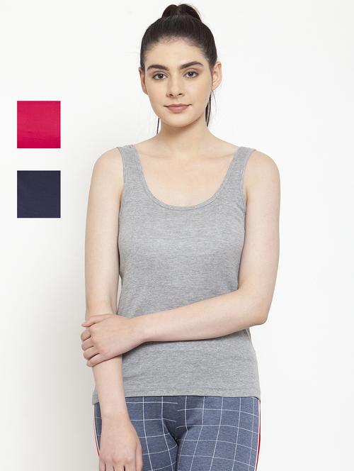 pack of 3 solid tank top - 20627830 - Very Small Image - 1