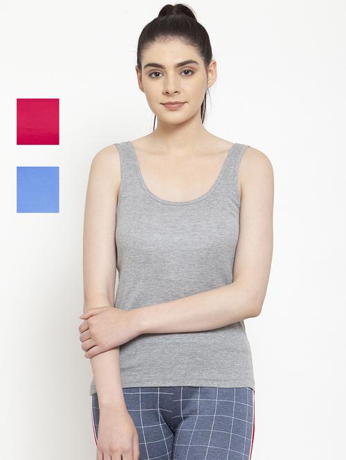 pack of 3 solid tank top - 20627831 - Very Small Image - 1