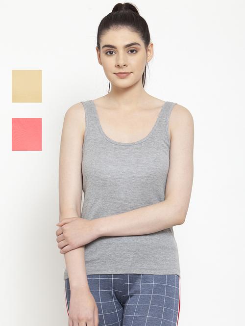 pack of 3 solid tank top - 20627845 - Very Small Image - 1