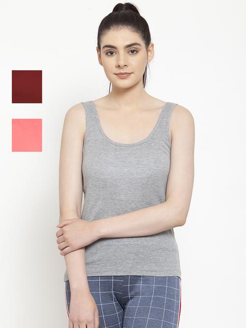 pack of 3 solid tank top - 20627858 - Very Small Image - 1