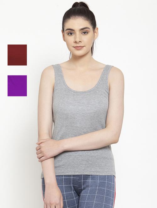 pack of 3 solid tank top - 20627859 - Very Small Image - 1
