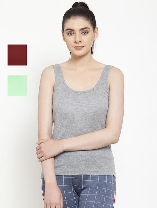 pack of 3 solid tank top - 20627863 - Very Small Image - 1