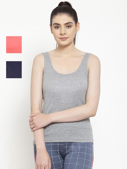 pack of 3 solid tank top - 20627865 - Very Small Image - 1