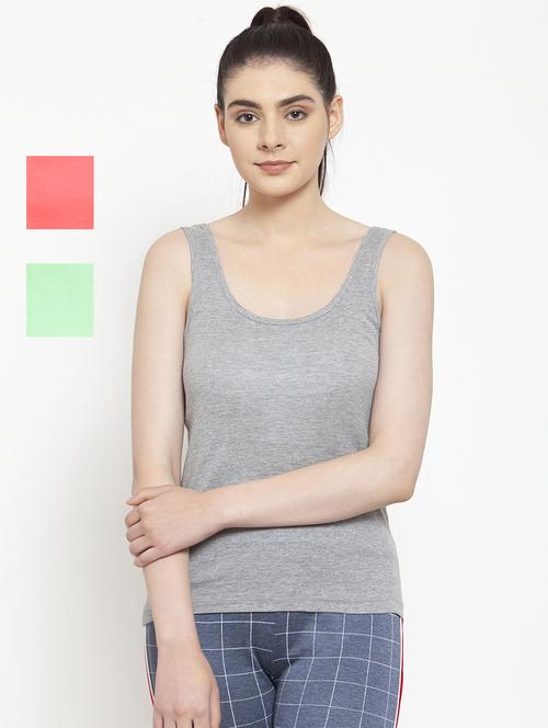 pack of 3 solid tank top - 20627868 - Very Small Image - 1