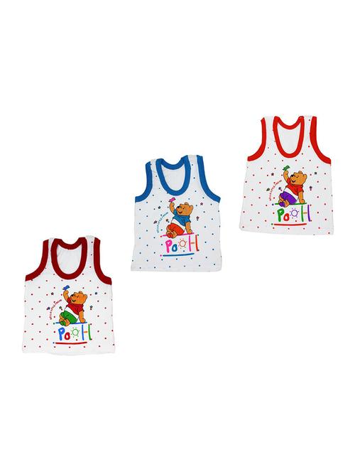 pack of 3 printed vests - 20628008 - Very Small Image - 1