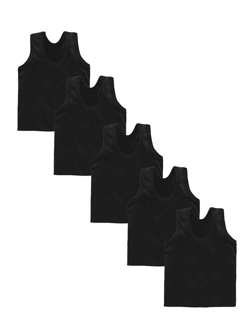 pack of 5 solid vests - 20628254 - Very Small Image - 1