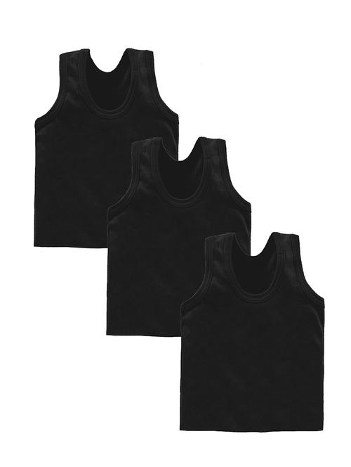 Pack Of 3 Solid Vests - 20628256 - Very Small Image - 1