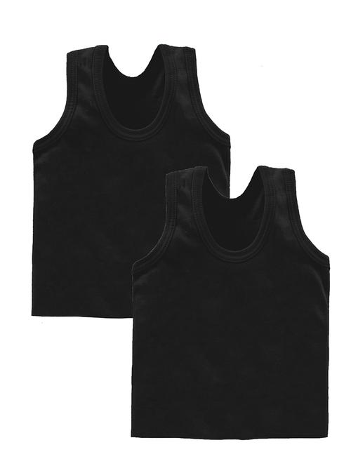 pack of 2 solid vests - 20628257 - Very Small Image - 1