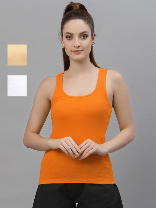 women pack of 3 solid tank top  - 20643733 - Very Small Image - 1