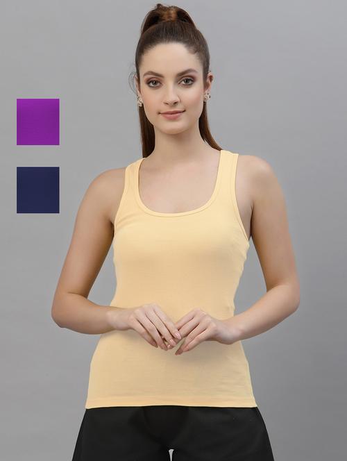pack of 3 solid tank top - 20643754 - Very Small Image - 1