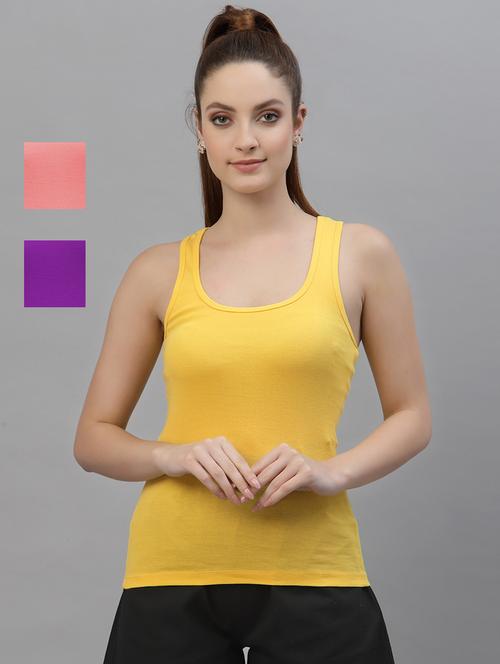 pack of 3 solid tank top - 20643759 - Very Small Image - 1