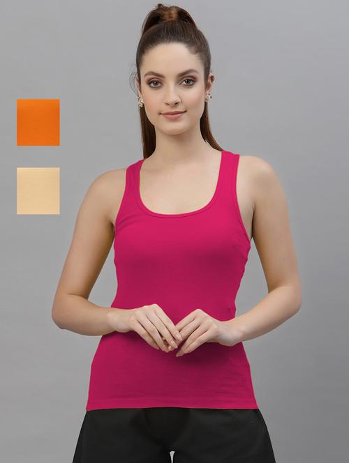 pack of 3 solid tank top - 20643766 - Very Small Image - 1