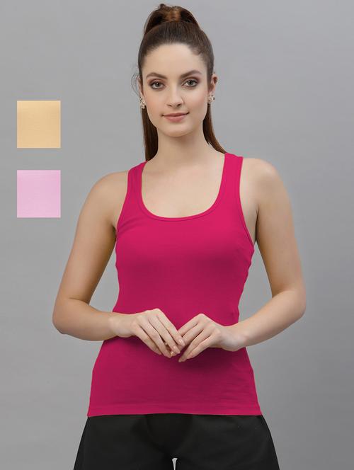 pack of 3 solid tank top - 20643767 - Very Small Image - 1