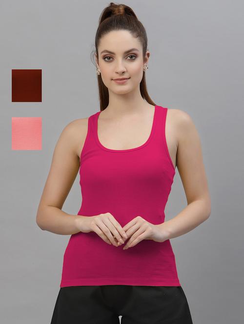 pack of 3 solid tank top - 20643770 - Very Small Image - 1