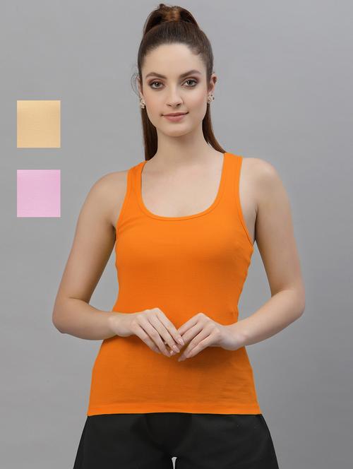 pack of 3 solid tank top - 20643772 - Very Small Image - 1