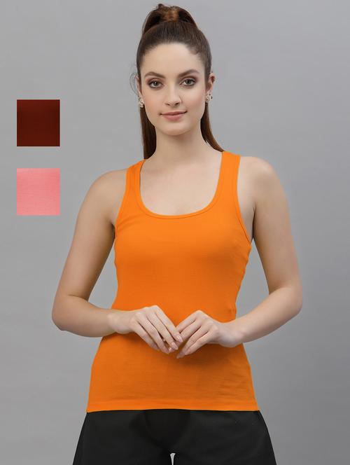 pack of 3 solid tank top - 20643775 - Very Small Image - 1