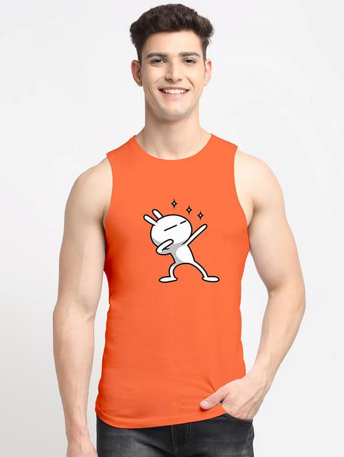 man graphic sleeveless vest - 20644524 - Very Small Image - 1