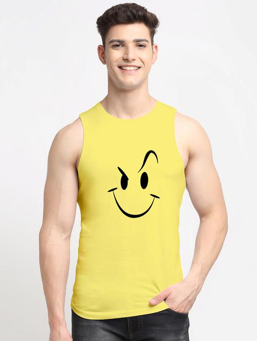 man printed sleeveless vest - 20644529 - Very Small Image - 1