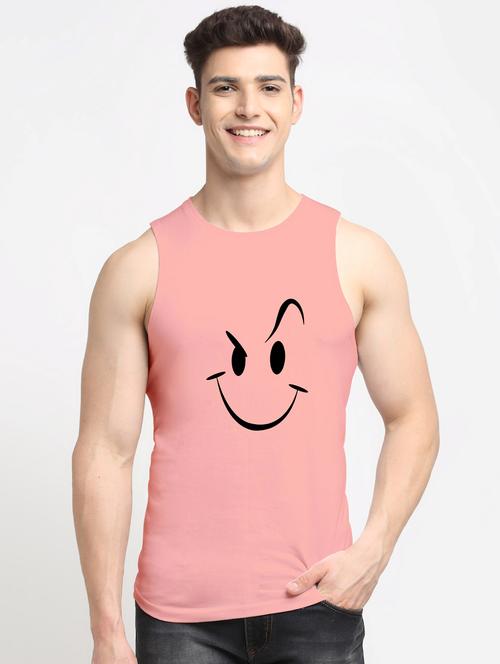 man printed sleeveless vest - 20644553 - Very Small Image - 1