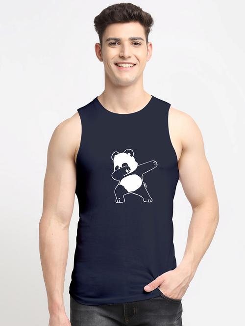 man graphic sleeveless vest - 20644555 - Very Small Image - 1
