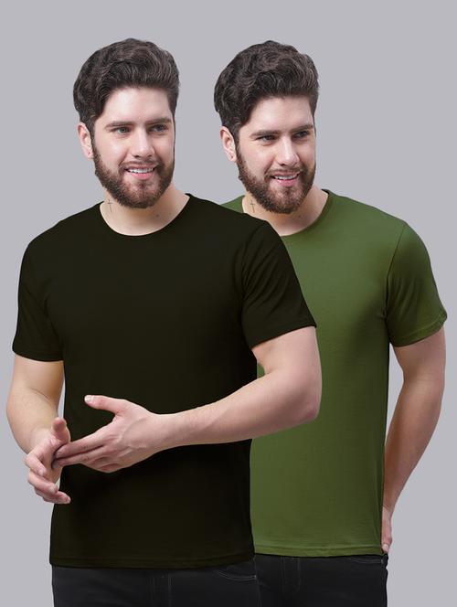 men pack of 2 solid t-shirts - 20644831 - Very Small Image - 1